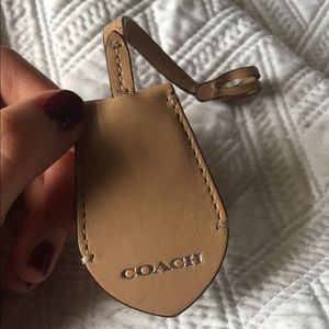 Vintage coach bag tag/key fob
